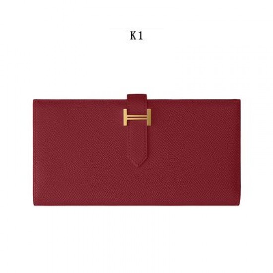 Professional material kit, Hermes Bearn tri-fold wallet, Free shipping worldwide