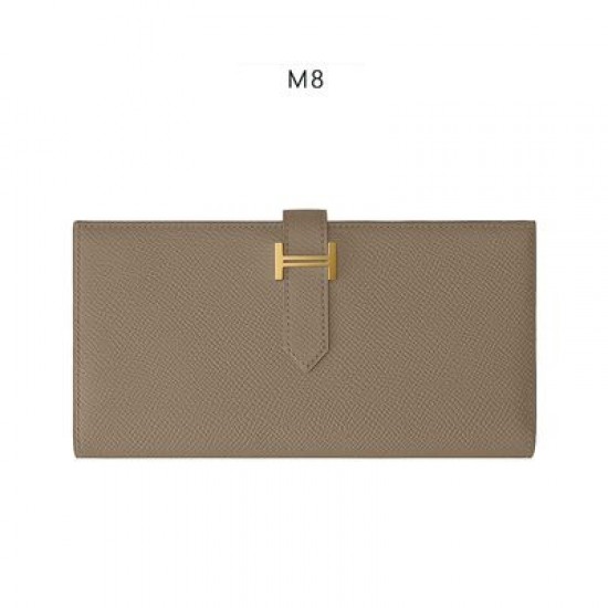 Professional material kit, Hermes Bearn tri-fold wallet, Free shipping worldwide