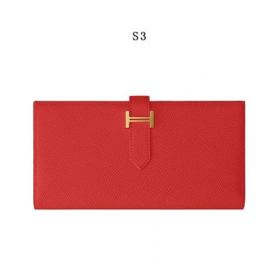 Professional material kit, Hermes Bearn tri-fold wallet, Free shipping worldwide
