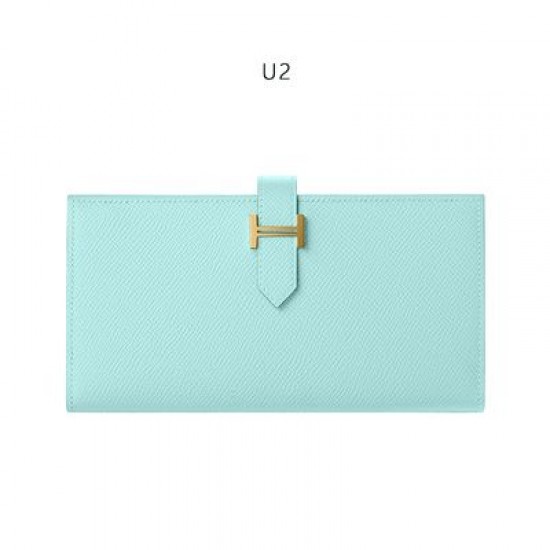 Professional material kit, Hermes Bearn tri-fold wallet, Free shipping worldwide