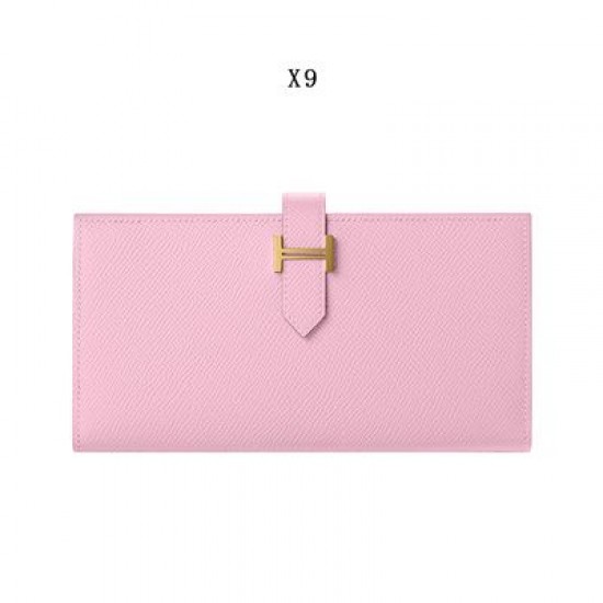 Professional material kit, Hermes Bearn tri-fold wallet, Free shipping worldwide