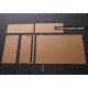 Professional material kit, Hermes Bearn tri-fold wallet, Free shipping worldwide