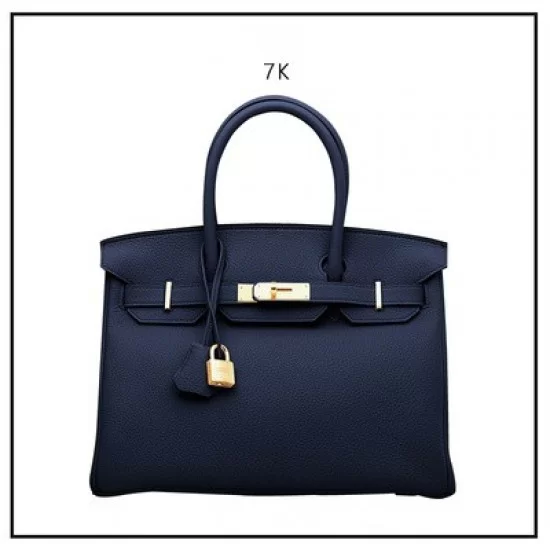 Authentic Hermes Verrou 23 Navy Blue Bag