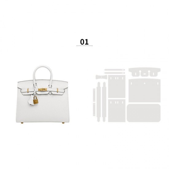 Professional material kit, France Epsom Hermes Birkin Sellier 25, 30, Free shipping worldwide