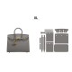 Professional material kit, France Epsom Hermes Birkin Sellier 25, 30, Free shipping worldwide