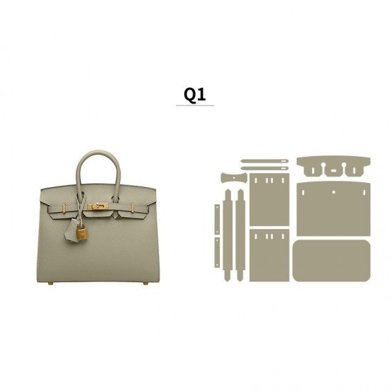 Professional material kit, France Epsom Hermes Birkin Sellier 25, 30, Free shipping worldwide
