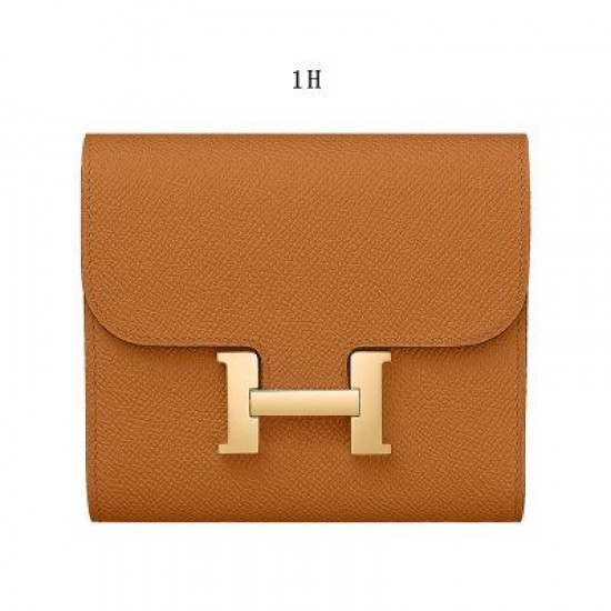 Professional material kit, Hermes Constance compact wallet, France epsom, Free shipping worldwide