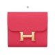Professional material kit, Hermes Constance compact wallet, France epsom, Free shipping worldwide Professional material kit, Hermes Constance compact wallet, France epsom, Free shipping worldwide