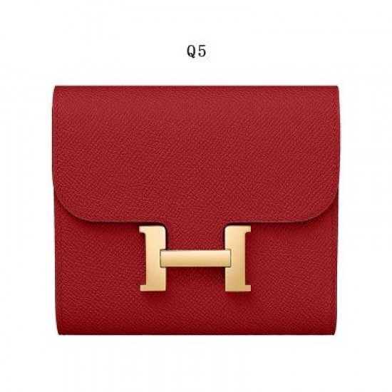 Professional material kit, Hermes Constance compact wallet, France epsom, Free shipping worldwide