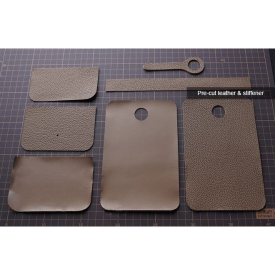 Professional material kit, Hermes Dogon card holder, Free shipping worldwide