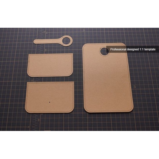 Professional material kit, H Dogon card holder, Free shipping worldwide