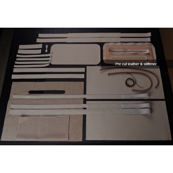 Professional material kit, Hermes Garden party 30 and 36 leather, France Clemence, Free shipping worldwide