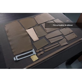 Professional material kit, Hermes Kelly Desordre, France Epsom, Free shipping worldwide