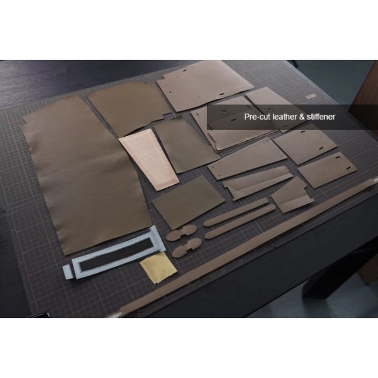 Professional material kit, Hermes Kelly Desordre, France Epsom, Free shipping worldwide
