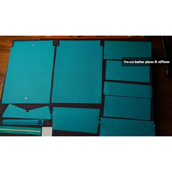 Professional material kit, Hermes Kelly clutch, Kelly Portefeuille, classique, Free shipping worldwide