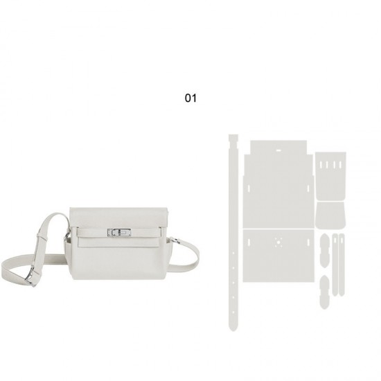 Professional material kit, Hermes Kelly messenger PM, Free shipping worldwide