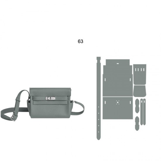 Professional material kit, Hermes Kelly messenger PM, Free shipping worldwide