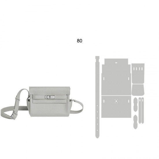 Professional material kit, Hermes Kelly messenger PM, Free shipping worldwide