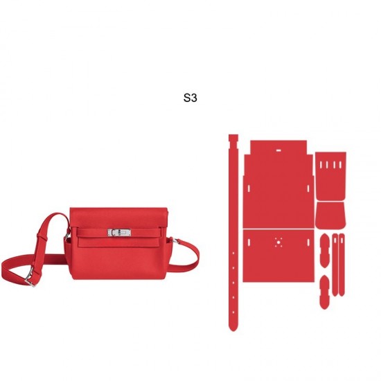 Professional material kit, Hermes Kelly messenger PM, Free shipping worldwide
