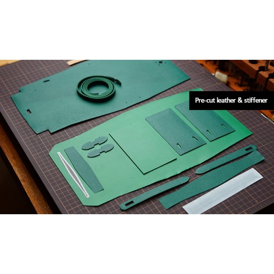 Professional material kit, Hermes Kelly mini Pochette Generation 2, Free shipping worldwide