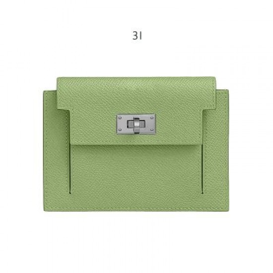 Professional material kit, H Kelly pocket compact wallet, France epsom, Free shipping worldwide