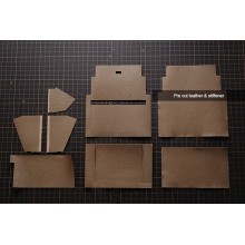 Professional material kit, Hermes Kelly pocket compact wallet, France epsom, Free shipping worldwide