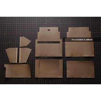 Professional material kit, Hermes Kelly pocket compact wallet, France epsom, Free shipping worldwide