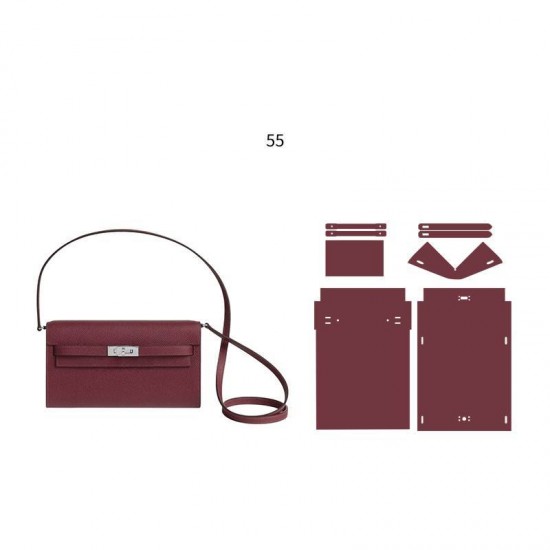 Professional material kit, France Epsom, Hermes Kelly to go, Free shipping worldwide