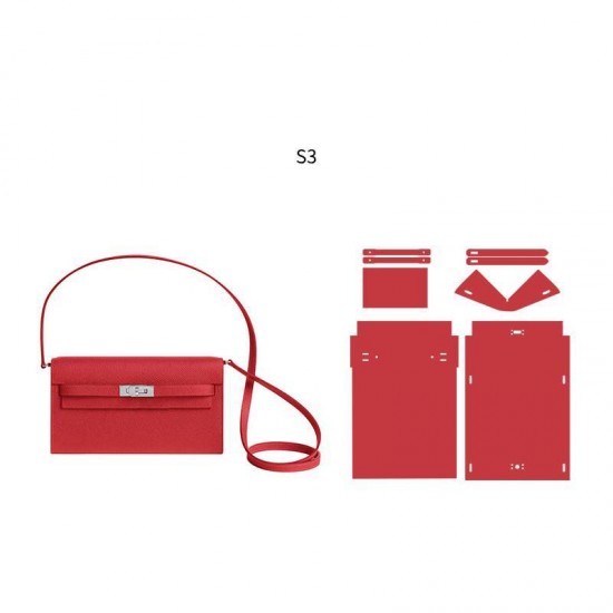Professional material kit, France Epsom, Hermes Kelly to go, Free shipping worldwide