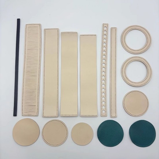 Leather jar material kit