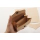 Precut leather material kit 3 fold coin purse M-22 Precut leather material kit 3 fold coin purse M-22