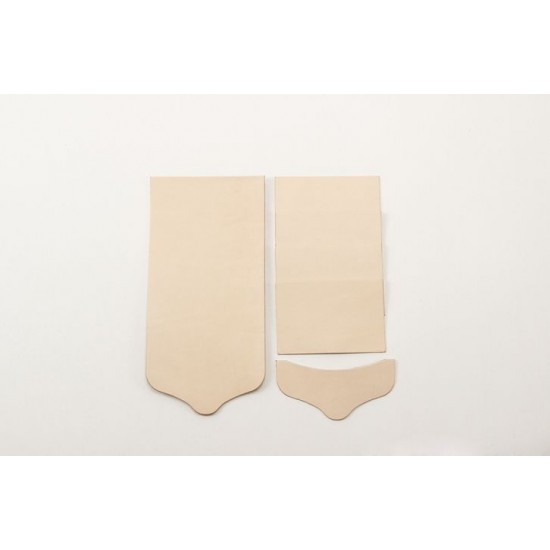 Precut leather material kit 3 fold coin purse M-22 Precut leather material kit 3 fold coin purse M-22