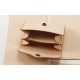 Precut leather material kit 3 fold coin purse M-22 Precut leather material kit 3 fold coin purse M-22
