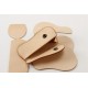 Precut leather material kit coin purse M-33 Precut leather material kit coin purse M-33