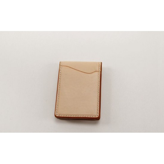 Precut leather material kit card case M-37