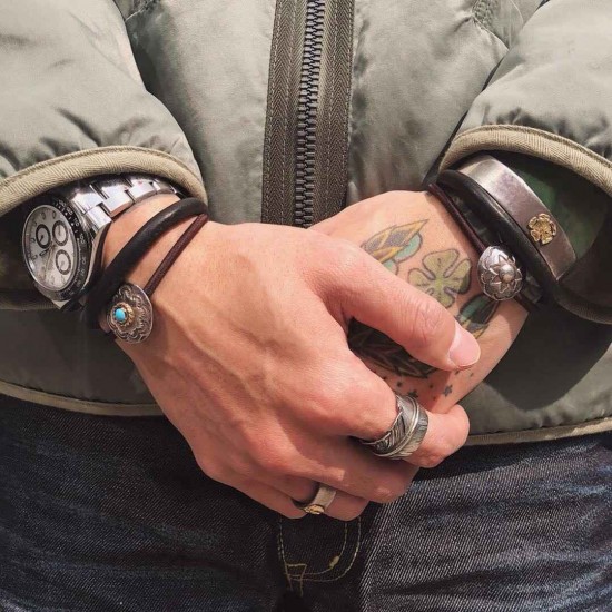 Leather bracelet material kit - Same as Goro's material Leather bracelet material kit - Same as Goro's material