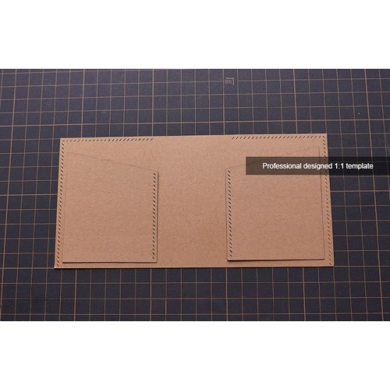 Professional material kit, Hermes men city wallet, Free shipping worldwide