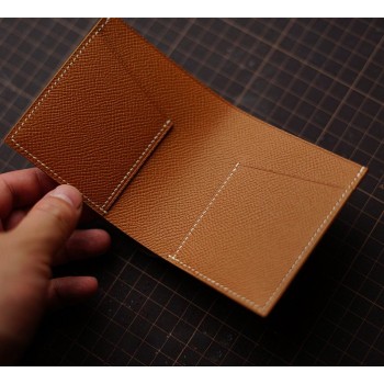 Professional material kit, Hermes men city wallet, Free shipping worldwide