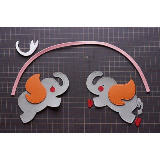 Professional material kit, Hermes Rodeo pegase charm, sheepskin, Free shipping worldwide Professional material kit, Hermes Rodeo pegase charm, sheepskin, Free shipping worldwide