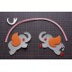 Professional material kit, Hermes Rodeo pegase charm, sheepskin, Free shipping worldwide Professional material kit, Hermes Rodeo pegase charm, sheepskin, Free shipping worldwide