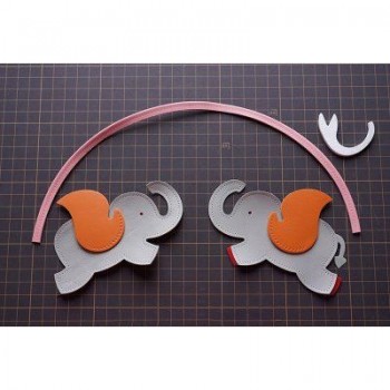 Professional material kit, Hermes Rodeo pegase charm, sheepskin, Free shipping worldwide