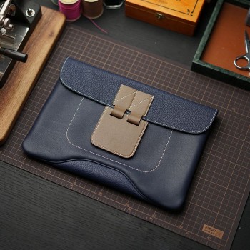 Professional material kit, Hermes Virevolte clutch, France clemence+Taiwan napa, Free shipping worldwide