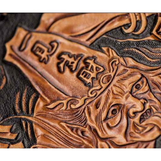 PDF Leather craft patterns, leathercraft patterns, leather tooling patterns, Instant download, DZXX-16, Hell envoy, Leather tracking patterns