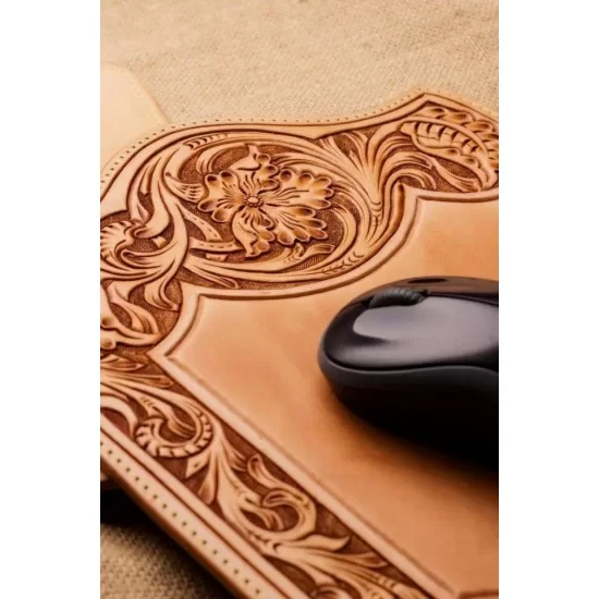 leathercraft pattern, mouse pad pattern, leather carving pattern, leather  template