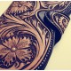 PDF Leather craft patterns, long wallet pattern, leather tooling patterns, Instant download, Sheridan-04,Leather tracking patterns PDF Leather craft patterns, long wallet pattern, leather tooling patterns, Instant download, Sheridan-04,Leather tracking patterns