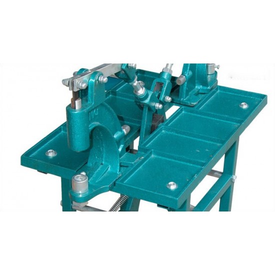 Free shipping worldwide-Leather machine snap installer machine, double controllers
