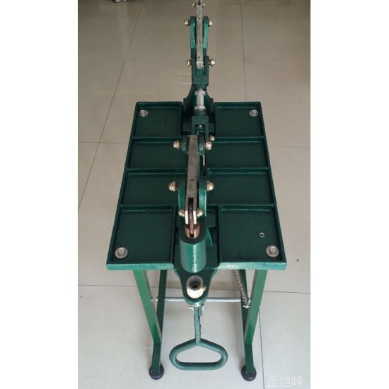 Free shipping worldwide-Leather machine snap installer machine, double controllers