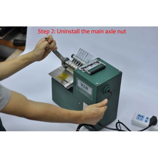 Professional leather machine, leather strip cutter, leather splitter, strap cutter 220V 40W