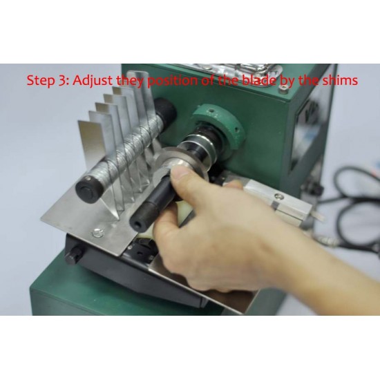 Professional leather machine, leather strip cutter, leather splitter, strap cutter 220V 40W