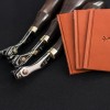Handmade leather tool adjustable edge creaser